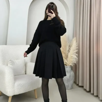 Elegant Pleated Skirt